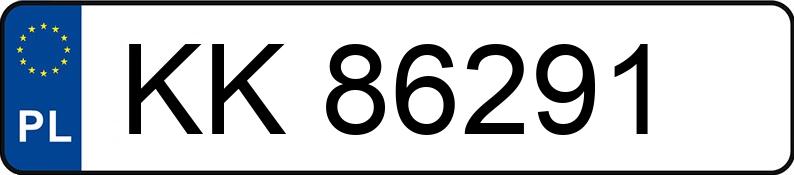 Numer rejestracyjny KK 86291 posiada PORSCHE PANAMERA 4S - KK86291