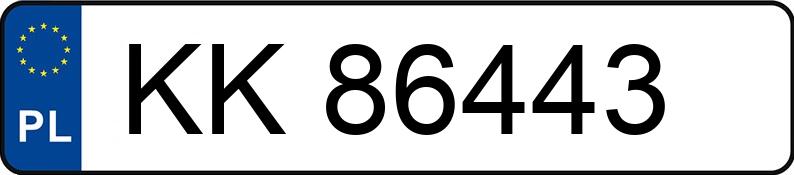 Numer rejestracyjny KK 86443 posiada MERCEDES-BENZ E 220 D 4MATIC - KK86443