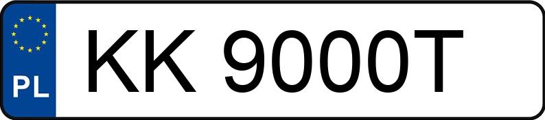 Numer rejestracyjny KK 9000T posiada CUPRA FORMENTOR - KK9000T
