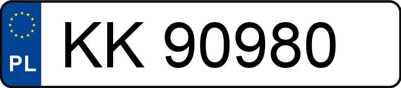 Numer rejestracyjny KK 90980 posiada PORSCHE 911 GT3 RS - KK90980