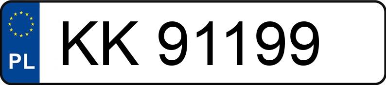 Numer rejestracyjny KK 91199 posiada KIA STINGER - KK91199