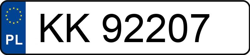 Numer rejestracyjny KK 92207 posiada AUDI A8 QUATRO - KK92207