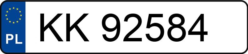 Numer rejestracyjny KK 92584 posiada VOLKSWAGEN TIGUAN - KK92584 Numer rejestracyjny KK 92584 posiada VOLKSWAGEN TIGUAN - KK92584