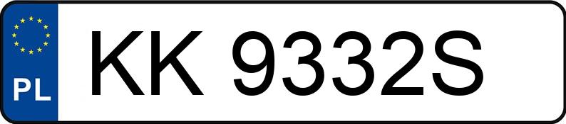 Numer rejestracyjny KK 9332S posiada BMW 320D - KK9332S