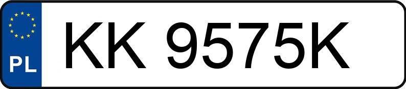 Numer rejestracyjny KK 9575K posiada TOYOTA PRIUS PLUS - KK9575K