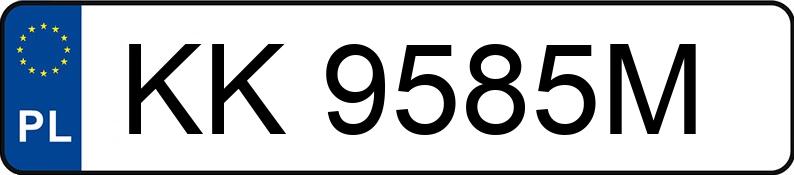 Numer rejestracyjny KK 9585M posiada BMW 330D - KK9585M Numer rejestracyjny KK 9585M posiada BMW 330D - KK9585M