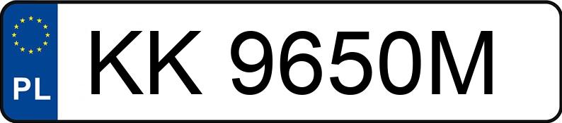 Numer rejestracyjny KK 9650M posiada RENAULT CLIO - KK9650M