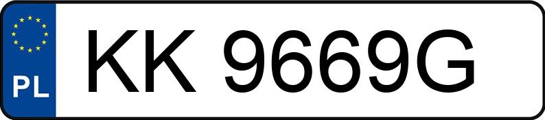 Numer rejestracyjny KK 9669G posiada BMW X7 XDRIVE40D - KK9669G Numer rejestracyjny KK 9669G posiada BMW X7 XDRIVE40D - KK9669G