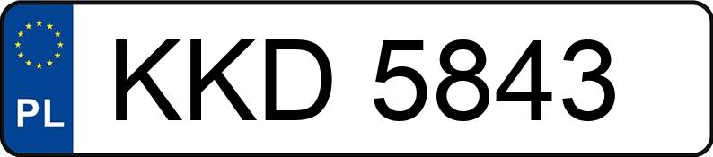 Numer rejestracyjny KKD 5843 posiada TRABANT 601 0.6 601 Universal - KKD5843