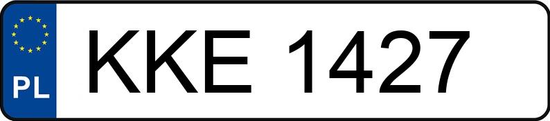 Numer rejestracyjny KKE 1427 posiada FSO-WARSZAWA 125P 1.5 - KKE1427