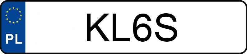 Numer rejestracyjny KL 6S posiada DODGE Challenger MR`19 - KL6S