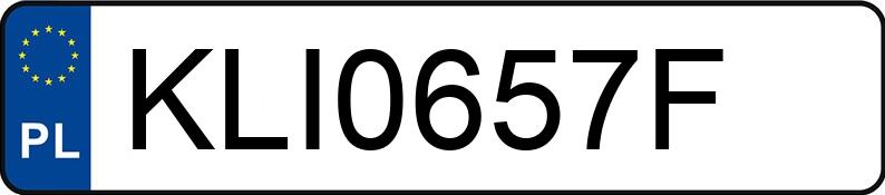 Numer rejestracyjny KLI 0657F posiada BMW 318 - KLI0657F Numer rejestracyjny KLI 0657F posiada BMW 318 - KLI0657F