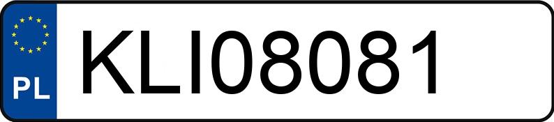 Numer rejestracyjny KLI 08081 posiada TOYOTA RAV 4 1.8 Kat. MR`01 E3 RAV 4 1.8 Kat. MR`01 E3 - KLI08081
