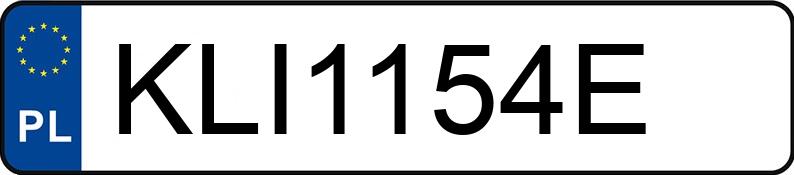 Numer rejestracyjny KLI 1154E posiada VOLKSWAGEN Passat GP 1.9 TDI MR`00 E3 Trendline - KLI1154E Numer rejestracyjny KLI 1154E posiada VOLKSWAGEN Passat GP 1.9 TDI MR`00 E3 Trendline - KLI1154E