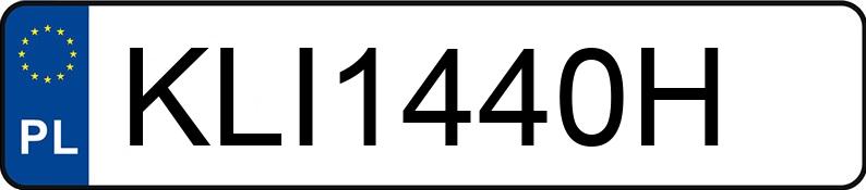 Numer rejestracyjny KLI 1440H posiada UAZ 3741 - KLI1440H