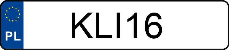 Numer rejestracyjny KLI 16 posiada FSO-WARSZAWA POLONEZ 1.5 - KLI16 Numer rejestracyjny KLI 16 posiada FSO-WARSZAWA POLONEZ 1.5 - KLI16