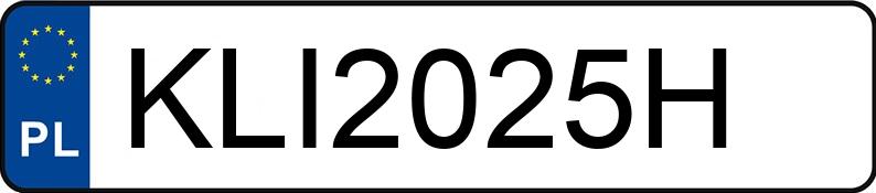 Numer rejestracyjny KLI 2025H posiada CITROEN C3 - KLI2025H