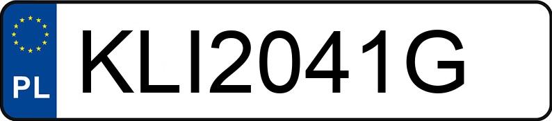 Numer rejestracyjny KLI 2041G posiada VOLKSWAGEN GOLF - KLI2041G