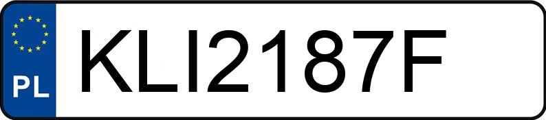 Numer rejestracyjny KLI 2187F posiada AUDI A4 AVANT - KLI2187F Numer rejestracyjny KLI 2187F posiada AUDI A4 AVANT - KLI2187F