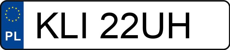 Numer rejestracyjny KLI 22UH posiada AUDI B4 - KLI22UH Numer rejestracyjny KLI 22UH posiada AUDI B4 - KLI22UH