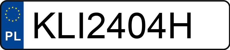 Numer rejestracyjny KLI 2404H posiada BMW 328I - KLI2404H
