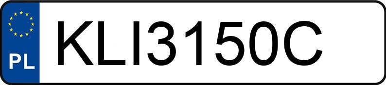 Numer rejestracyjny KLI 3150C posiada BMW 320I - KLI3150C