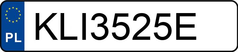 Numer rejestracyjny KLI 3525E posiada BMW X3 2.0D - KLI3525E Numer rejestracyjny KLI 3525E posiada BMW X3 2.0D - KLI3525E