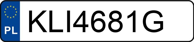 Numer rejestracyjny KLI 4681G posiada BMW 120I - KLI4681G