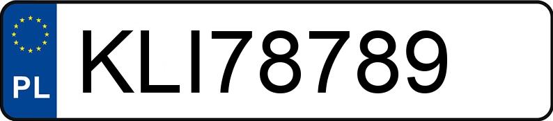 Numer rejestracyjny KLI 78789 posiada OPEL ZAFIRA - KLI78789 Numer rejestracyjny KLI 78789 posiada OPEL ZAFIRA - KLI78789