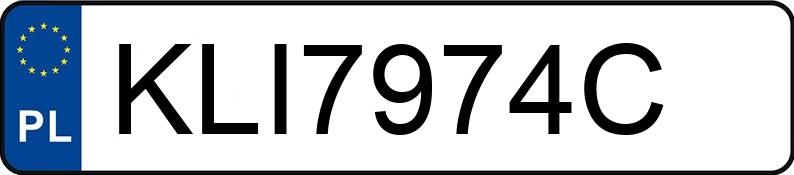 Numer rejestracyjny KLI 7974C posiada AUDI A7 SPORTBACK - KLI7974C