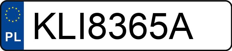 Numer rejestracyjny KLI 8365A posiada AUDI A3 - KLI8365A