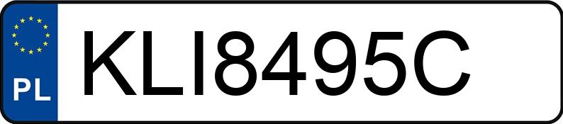 Numer rejestracyjny KLI 8495C posiada FORD FOCUS - KLI8495C