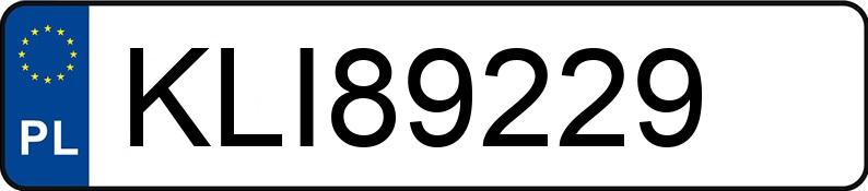 Numer rejestracyjny KLI 89229 posiada AUDI A3 - KLI89229