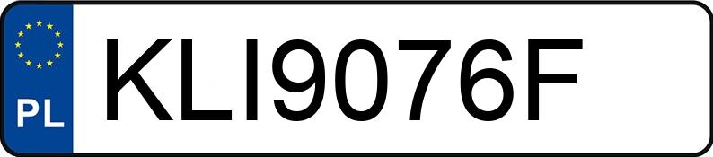 Numer rejestracyjny KLI 9076F posiada AUDI A3 - KLI9076F Numer rejestracyjny KLI 9076F posiada AUDI A3 - KLI9076F