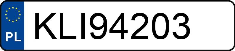 Numer rejestracyjny KLI 94203 posiada AUDI A6 - KLI94203