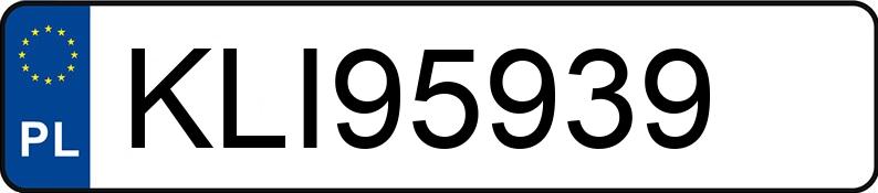 Numer rejestracyjny KLI 95939 posiada FORD ESCAPE - KLI95939