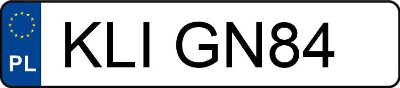 Numer rejestracyjny KLI GN84 posiada CFMOTO CFORCE520L CF400ATR-2L - KLIGN84 Numer rejestracyjny KLI GN84 posiada CFMOTO CFORCE520L CF400ATR-2L - KLIGN84