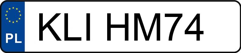 Numer rejestracyjny KLI HM74 posiada YAMAHA MAJESTY 150 - KLIHM74