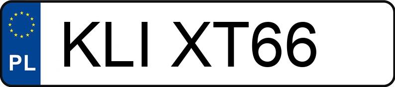 Numer rejestracyjny KLI XT66 posiada HONDA Turystyczne GL 1800 SE Gold Wing - KLIXT66