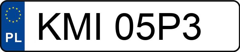 Numer rejestracyjny KMI 05P3 posiada RENAULT CLIO - KMI05P3
