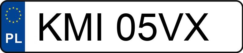 Numer rejestracyjny KMI 05VX posiada FORD FOCUS - KMI05VX