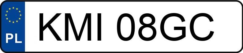 Numer rejestracyjny KMI 08GC posiada TOYOTA Auris MR`07 E4 Luna - KMI08GC Numer rejestracyjny KMI 08GC posiada TOYOTA Auris MR`07 E4 Luna - KMI08GC