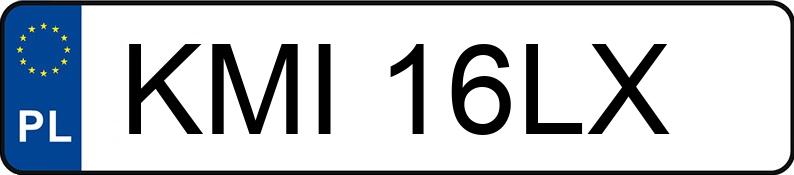 Numer rejestracyjny KMI 16LX posiada OPEL ASTRA - KMI16LX Numer rejestracyjny KMI 16LX posiada OPEL ASTRA - KMI16LX
