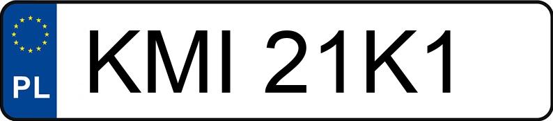 Numer rejestracyjny KMI 21K1 posiada MITSUBISHI LANCER SPORTBACK - KMI21K1 Numer rejestracyjny KMI 21K1 posiada MITSUBISHI LANCER SPORTBACK - KMI21K1