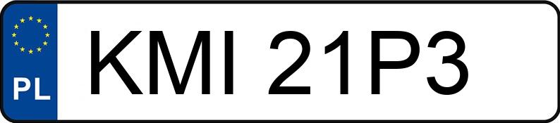 Numer rejestracyjny KMI 21P3 posiada RENAULT SCENIC - KMI21P3 Numer rejestracyjny KMI 21P3 posiada RENAULT SCENIC - KMI21P3