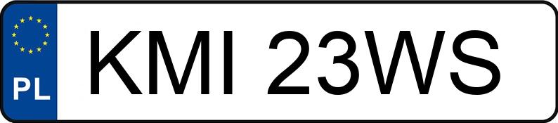 Numer rejestracyjny KMI 23WS posiada BMW 318 - KMI23WS Numer rejestracyjny KMI 23WS posiada BMW 318 - KMI23WS