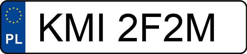 Numer rejestracyjny KMI 2F2M posiada   - KMI2F2M