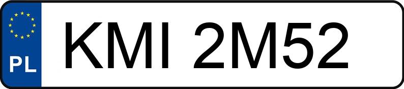 Numer rejestracyjny KMI 2M52 posiada BMW 118 D - KMI2M52 Numer rejestracyjny KMI 2M52 posiada BMW 118 D - KMI2M52