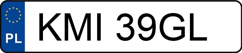 Numer rejestracyjny KMI 39GL posiada AUDI A4 - KMI39GL Numer rejestracyjny KMI 39GL posiada AUDI A4 - KMI39GL