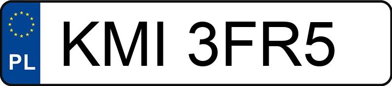 Numer rejestracyjny KMI 3FR5 posiada BMW X3 30E XDRIVE - KMI3FR5